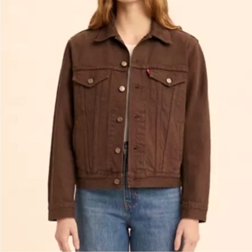 Levi’s Chocolate brown women’s denim jacket